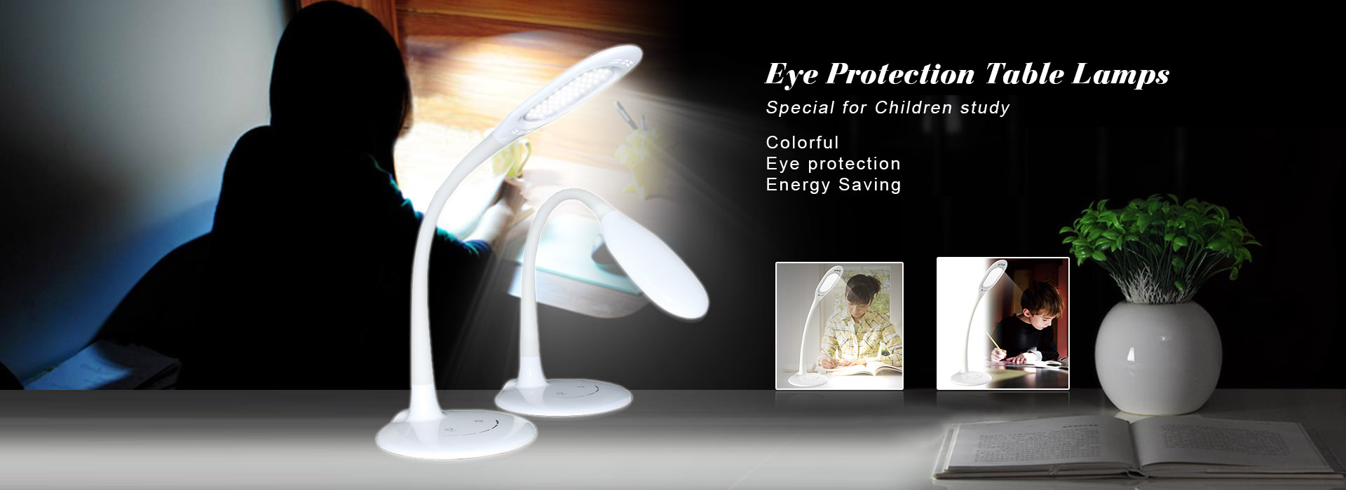 Eye Protection Table Lamps, Special for Children study, Colorful, Eye protection, Energy Saving