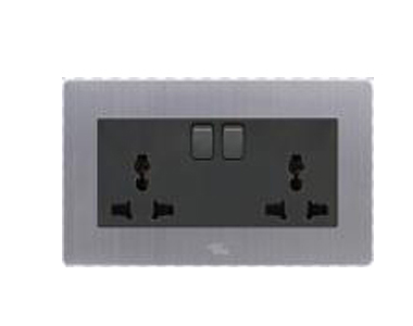 16A Twin Universal Switched Socket