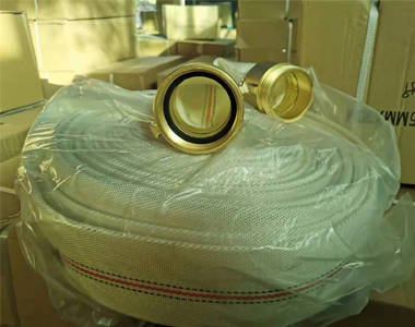Fire hose for landing valve